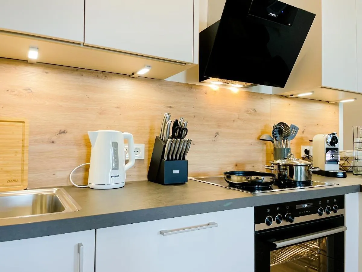 E&K Living - 6 Pers - Design Apartment - Fair - Congress - Parking Augsburg 0*,  Germany