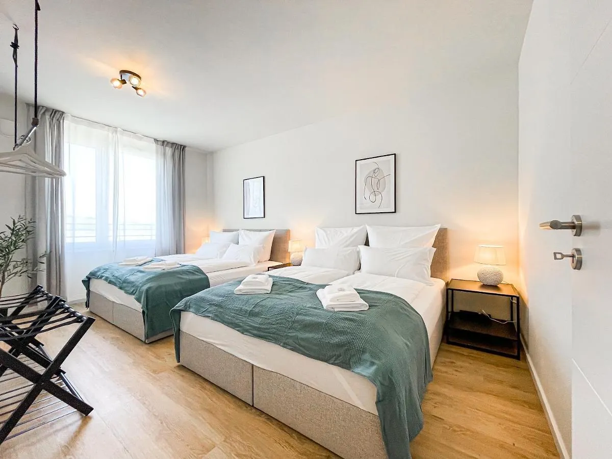 E&K Living - 6 Pers - Design Apartment - Fair - Congress - Parking Augsburg Niemcy